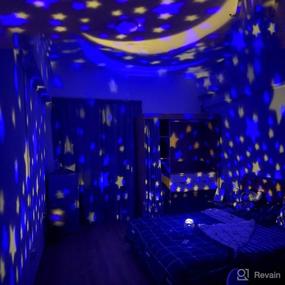 img 1 attached to 🌟 ANTEQI Star Projector Night Light: 360 Degree Rotating Starry Sky Lamp with Timer - Perfect Baby Sleep Aid and Gift for Boys, Girls, and Toddlers