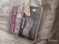 img 1 attached to YIMART 500Pcs Acrylic Medium Long Stiletto Nail Tips Easy Coffin Nails Sharp False Nail Art Tips For Nails Salon With Box (Natural) review by Amanda Rochon