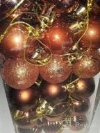 img 1 attached to Gold 3.2" Large Christmas Balls - Christmas Tree Decoration Ornaments Shatterproof Hanging Balls For New Year Easter Valentine Holiday Decorations Set Of 18Pcs review by Tina Cruz