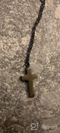 картинка 1 прикреплена к отзыву Dletay Stainless Steel Cross Necklace For Ashes: Elegant Memorial Jewelry For Honoring Your Loved Ones от Terry Reed