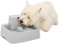 🐾 petsafe drinkwell water fountain - automatic water bowl for cats, dogs, and multiple pets - includes pump and water filter - dishwasher safe - easy clean pet dish - water dispenser - 1 gallon/128 ounce logo