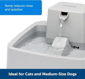img 1 attached to 🐾 PetSafe Drinkwell Water Fountain - Automatic Water Bowl for Cats, Dogs, and Multiple Pets - Includes Pump and Water Filter - Dishwasher Safe - Easy Clean Pet Dish - Water Dispenser - 1 Gallon/128 Ounce