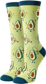 img 3 attached to Novelty Women'S Socks - Pickle, Taco, Avocado, Donut Patterns - Fun And Whimsical Gifts