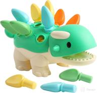 baby sensory dinosaur toys: enhance fine motor skills & learning for 18 month+ toddlers - montessori educational gifts for 2-3 year old boys and girls logo