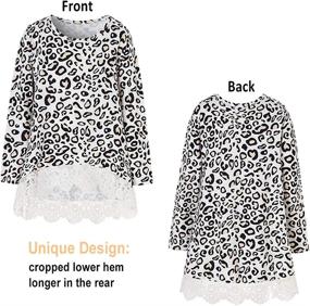 img 2 attached to T Shirt Printed Leopard Student Crewneck Girls' Clothing ~ Tops, Tees & Blouses