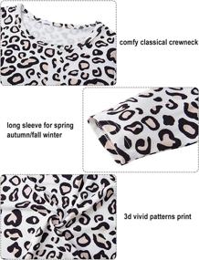 img 1 attached to T Shirt Printed Leopard Student Crewneck Girls' Clothing ~ Tops, Tees & Blouses