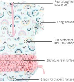 img 2 attached to Купальник с рукавами для малышей RuffleButts