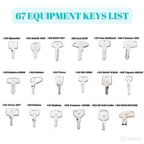 img 1 attached to All-in-One WAH LIN PARTS 67 Premium Heavy Equipment Keys Master Set for Bobcat, CASE, Caterpillar, Komatsu, JD, JLG, JCB, Ford, Takeuchi, Kubota, New Holland, Toyota and More