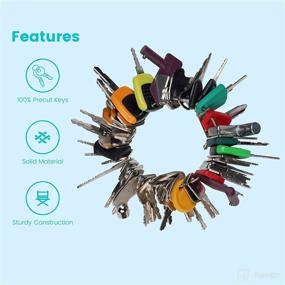 img 3 attached to All-in-One WAH LIN PARTS 67 Premium Heavy Equipment Keys Master Set for Bobcat, CASE, Caterpillar, Komatsu, JD, JLG, JCB, Ford, Takeuchi, Kubota, New Holland, Toyota and More