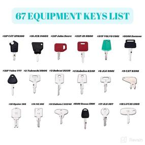 img 2 attached to All-in-One WAH LIN PARTS 67 Premium Heavy Equipment Keys Master Set for Bobcat, CASE, Caterpillar, Komatsu, JD, JLG, JCB, Ford, Takeuchi, Kubota, New Holland, Toyota and More