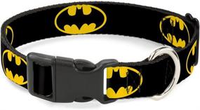 img 4 attached to Buckle Down Plastic Clip Collar Batman Dogs - Training & Behavior Aids