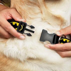 img 3 attached to Buckle Down Plastic Clip Collar Batman Dogs - Training & Behavior Aids
