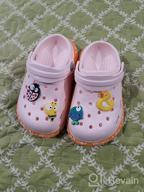 img 1 attached to JUXI Toddler Cartoon Slippers Numeric_5 Boys' Shoes review by Rene Carrell