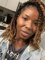 img 1 attached to 6-Inch 8-Piece BOB Passion Twist Pre-Twisted Crochet Braids Natural Black, Synthetic Braiding Hair Extensions By Toyotress Tiana - Ideal For Perfecting Your Passion Twist Look (Color: 1B) review by Daniel Teller