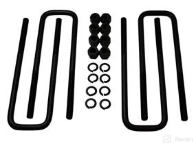 img 1 attached to 🚗 American Automotive Frontier 1-2" Rear Suspension Lift U Bolts - Set of 4, 8" Long - OEM Factory Material