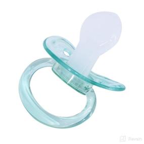 img 1 attached to 🍭 Cute Silicone Candy Gloss Pacifiers: Perfect for ABDL Adult Babies