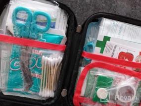 img 6 attached to 170 Piece First Aid Kit - Hard Case & Lightweight, Emergency Supplies For Travel, Home, Office & Outdoors