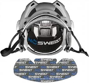 img 4 attached to Keep Your Hockey Helmet Dry With USA-Made Moisture Wicking Disposable Sweatband!