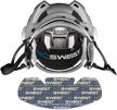 keep your hockey helmet dry with usa-made moisture wicking disposable sweatband! logo