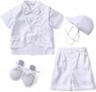 booulfi baptism outfit for baby boys: available in sizes 0-18 months for the perfect christening look logo