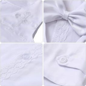 img 1 attached to Booulfi Baptism Outfit For Baby Boys: Available In Sizes 0-18 Months For The Perfect Christening Look