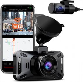img 4 attached to Capture Crystal Clear Video With Vantrue X4S Duo 4K WiFi Dual Dash Cam - Perfect For 24/7 Parking Mode And Super Night Vision!
