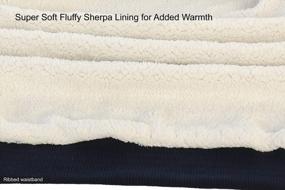 img 3 attached to Men'S Heavyweight Sherpa Lined Fleece Hoodie Jacket By Gioberti: Stay Warm And Cozy!