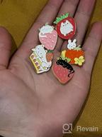 img 1 attached to Cute Strawberry Enamel Lapel Pins Set - Cartoon Fruit Rabbit Cat Brooches Pin Badges For Women Girls Clothing Backpacks review by Melvin Balamani