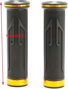 img 1 attached to Universal Motorcycle Arrow Rubber Gel Hand Grips For 7/8&#34 Motorcycle & Powersports