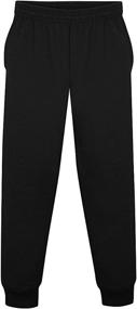 img 2 attached to Hanes ComfortSoft EcoSmart Jogger Sweatpants Boys' Clothing in Active