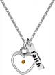 stainless steel mustard seed pendant necklace: christian inspirational gift y559 logo