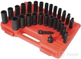 img 1 attached to 🔧 Sunex 3360DD: 28-Piece 3/8-Inch Drive Master Deep Metric & Fractional Impact Socket Set