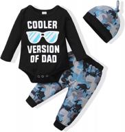 baby boy clothes newborn boy outfit infant letter print romper long pants set hat 3pc toddler clothe logo