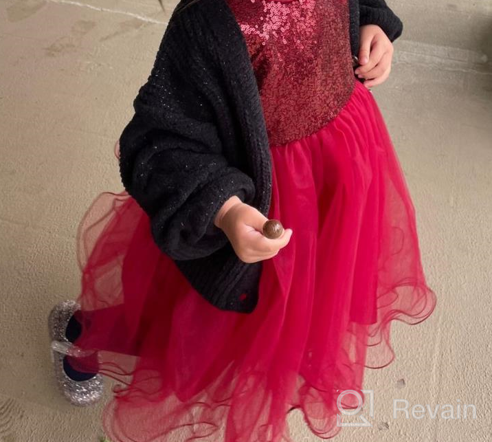 img 1 attached to Colorful Christmas Dresses for Girls - COMISARA Communion Occasion Clothing review by Brooke Flora