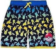🐠 isaac morris pokemon pikachu boys swim trunks: cute and comfortable poolwear for kids logo