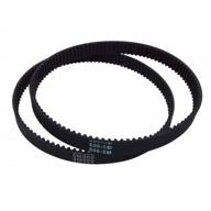 industrial rubber timing belts – 2 pack of htd 5m closed-loop belts with 500mm length, 100 teeth and 15mm width for optimal performance logo