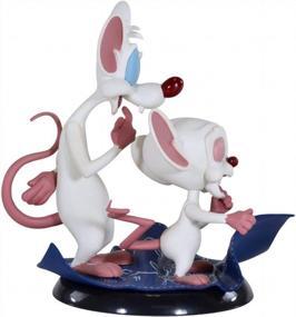 img 1 attached to Get Your Hands On The Adorable Pinky & The Brain Q-Fig Figure By QMx WBA-0101 In Multi-Color And 5 Inches!