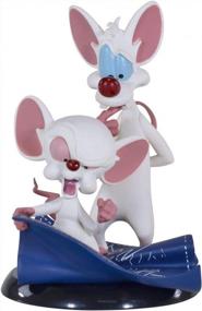 img 3 attached to Get Your Hands On The Adorable Pinky & The Brain Q-Fig Figure By QMx WBA-0101 In Multi-Color And 5 Inches!