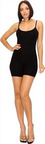 img 3 attached to Stretchable Yoga Jumpsuit Romper With Spaghetti Straps And Bodycon Fit - Ideal For EttelLut Lovers