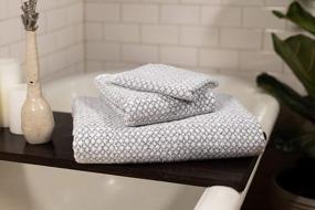 img 3 attached to Luxurious Everplush Chip Dye Marble Bath Towel - Soft & Absorbent!
