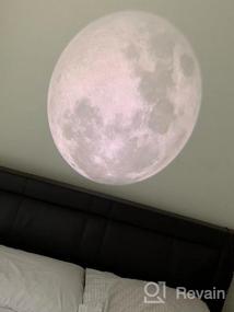 img 8 attached to Experience The Romantic Moonlight In Your Bedroom With TANBABY HD Moon Projector Light: Three Adjustable Brightness Modes And USB Charging