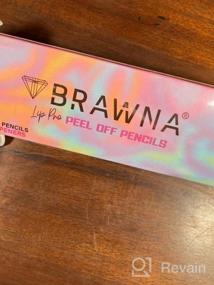 img 6 attached to BRAWNA Pro Lip Pencils Set With Sharpener - Waterproof And Durable For Long-Lasting PMU Lip Blush - 6 Pcs In Red