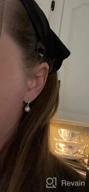 картинка 1 прикреплена к отзыву 925 Sterling Silver Hoop Handpicked AAA+ Quality 7.5-8Mm White Freshwater Cultured Pearl Dangle Drop Earrings Jewelry For Women Girls от David Strawn
