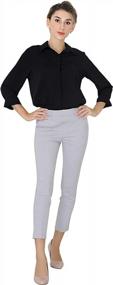 img 1 attached to Comfortable And Stylish Office Attire: Marycrafts Women'S Pull-On Stretch Yoga Dress Pants