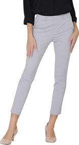 img 4 attached to Comfortable And Stylish Office Attire: Marycrafts Women'S Pull-On Stretch Yoga Dress Pants