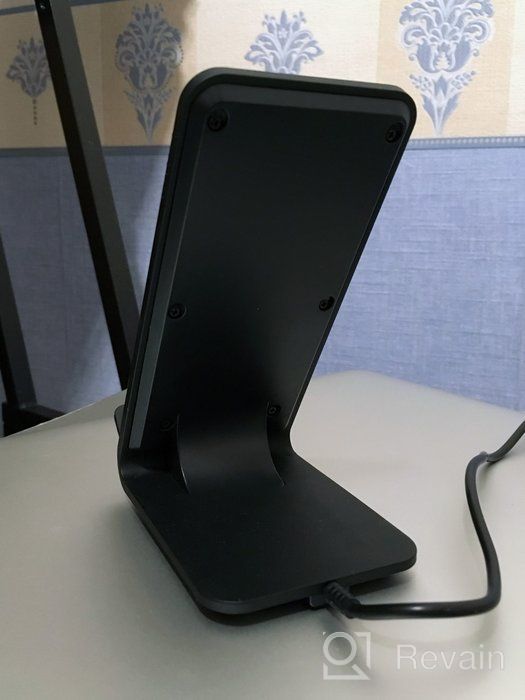 img 2 attached to Skyway Energy Fast wireless charger, dark wood review by Agata Sikora ᠌