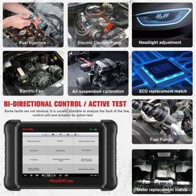 img 2 attached to 🔧 Autel MaxiDAS DS808K Diagnostic Scanner: Upgraded DS708 MP808, Bi-Directional Control, 30+ Services, VAG Guided, ECU Coding, Reflash Hidden Function, OE-Level All System Diagnosis + $200 Value Adaptors