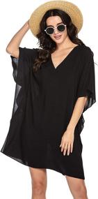 img 2 attached to Stylish Ekouaer Oversized Swimsuit Beachwear Coverups for Women - Shop Now on Swimsuits & Cover Ups