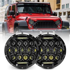 img 4 attached to Фары головного света Wrangler 1997 2020 Headlight