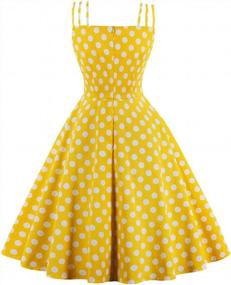 img 3 attached to Vintage Rockabilly Swing Dress Inspired By Audrey Hepburn, Perfect For Women From Nihsatin